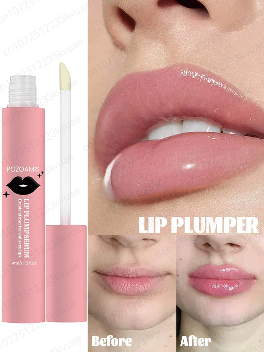 Instant Volumising Lip Plumper Oil Collagen Lip Gloss Moisturizer Repair Lip Extreme Volume Essence Lips Enhancer Cosmetics