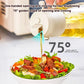 Oil Spray Bottle, Oil Dispenser and Vinegar Sprayer with 3 Replaceable Nozzle Glass Cooking Oil Preparation Dispensers